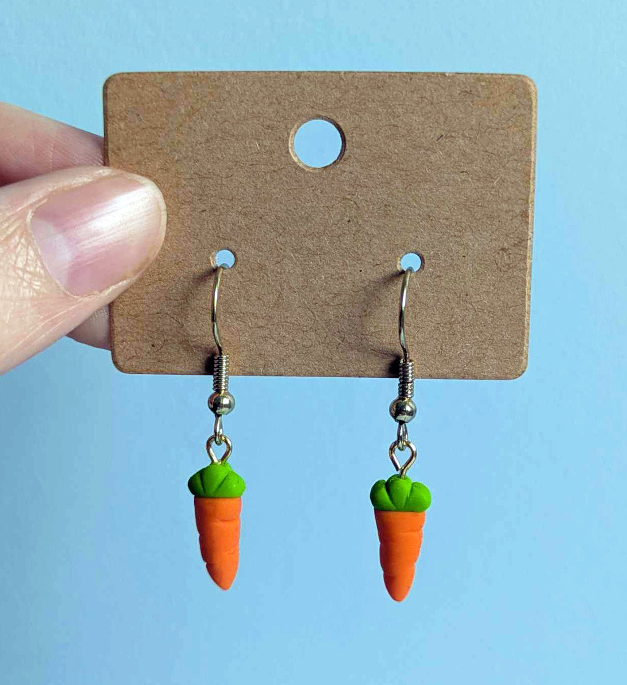 Carrot Dangle Earrings