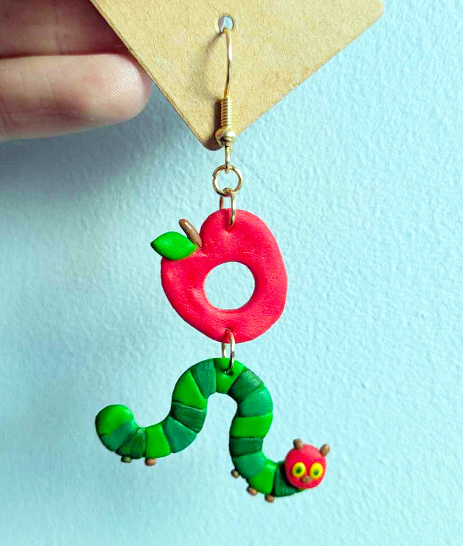 The Very Hungry Caterpillar Earrings