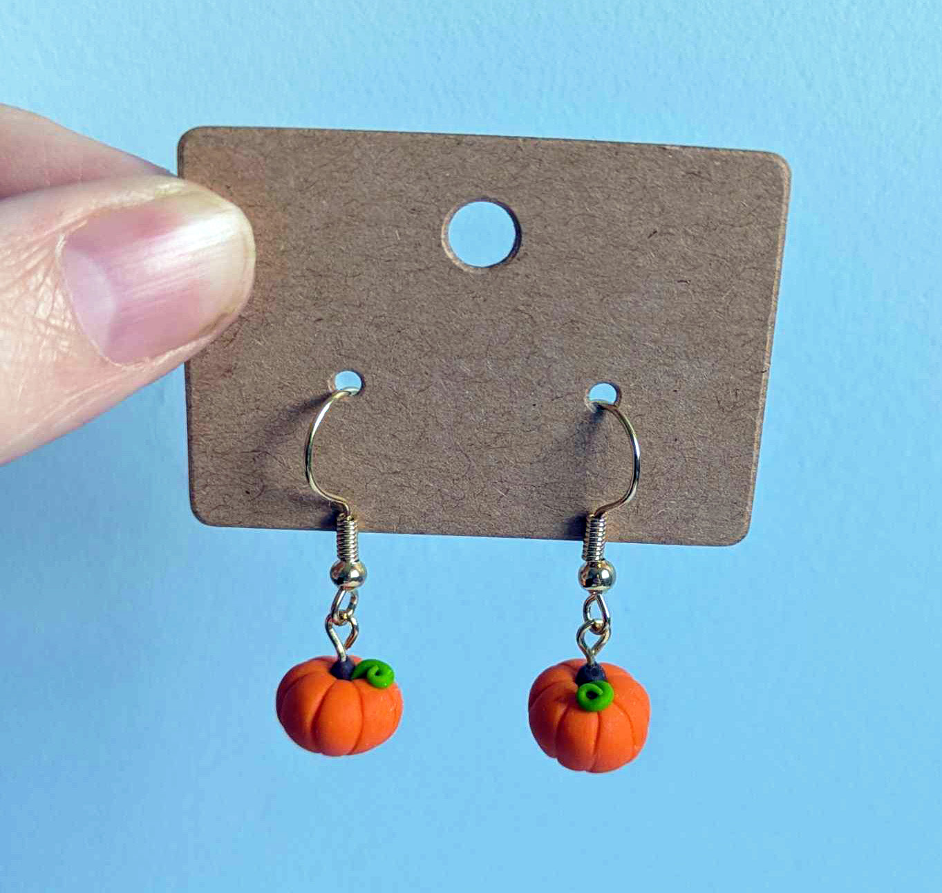 Pumpkin Dangle Earrings
