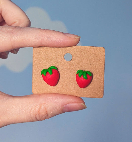 Strawberry Stud Earrings