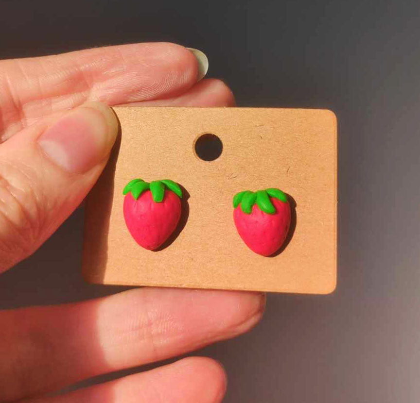 Strawberry Stud Earrings