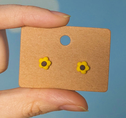 Sunflower Stud Earrings